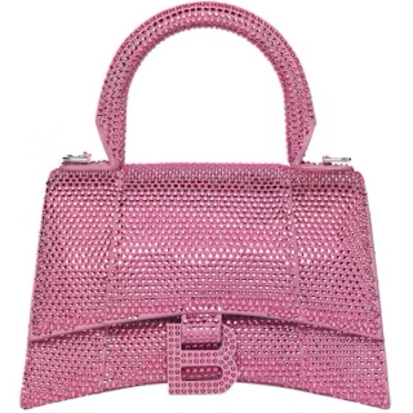 Balenciaga Hourglass XS Hangbag With Rhinestones - Picture 2 of 16